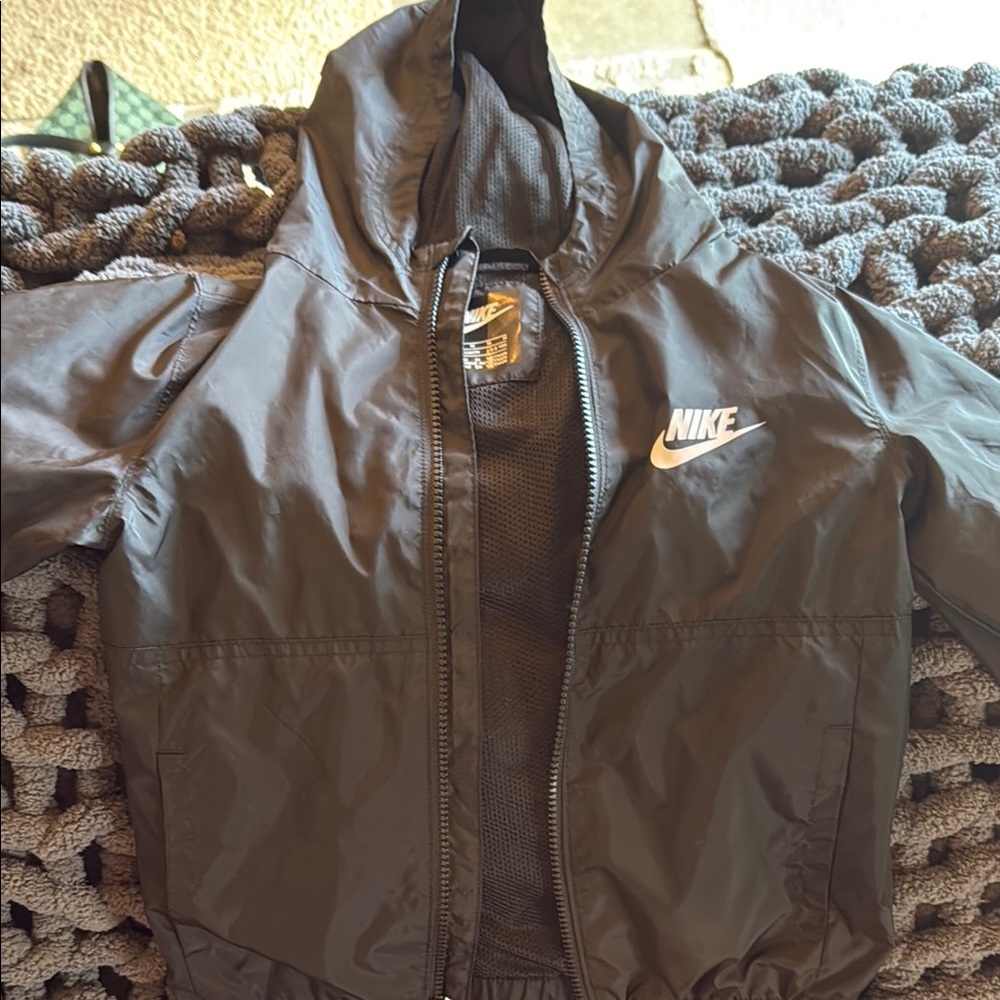 Nike black Hooded Jacket- windbreaker